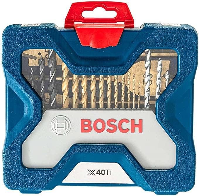 Mala Xline 40 Un com Brocas Titanio Bosch