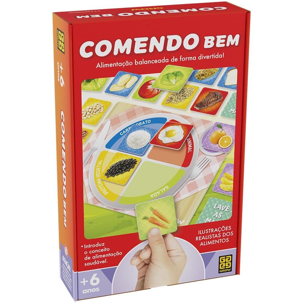 Jogo de Dominó Frutas Português e Inglês - Bumerang Brinquedos