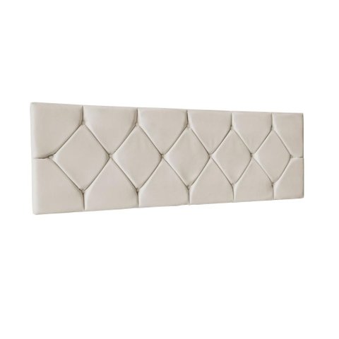 Cabeceira Painel Cama Box Casal 195 cm Mariana - Bege Suede