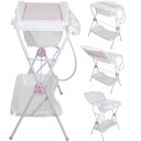 Ver imagem 2 de Banheira de Bebe Desmontavel com Trocador Kiddo Shower Rosa