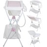 Banheira de Bebe Desmontavel com Trocador Kiddo Shower Rosa - 2