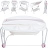 Banheira de Bebe Desmontavel com Trocador Kiddo Shower Rosa - 3