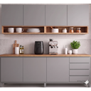 Ver imagem 1 de Cozinha Modulada Completa 100% Mdf 7 Portas e 4 Gavetas Ec Móveis
