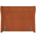 Ver imagem 4 de Kit Cabeceira Cama Box Casal 195 Cm Madrid com Puff Recamier Santorini Bouclê Terracota - Lyam