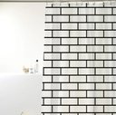Ver imagem 1 de Cortina para Box Poliéster 198cm X 180cm Uzoo Tijolinho