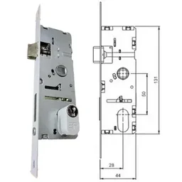 Fechadura 3f 529/11650 Externa Espelho Branco - 2