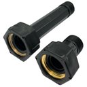 Ver imagem 1 de 2 Tubete Adaptador Tubo 3/4x1 Cavalete Entrada Preto Tbt34pt