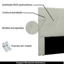 Ver imagem 3 de Cabeceira Decorativa King Size 1,95M Yves Veludo Prata - Gran Belo