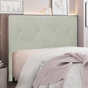 Ver imagem 5 de Cabeceira Decorativa King Size 1,95M Yves Veludo Prata - Gran Belo