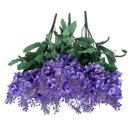Ver imagem 1 de Kit 20 Flores de Lavanda Artificial Lilás para Decoração Residencial e Comercial