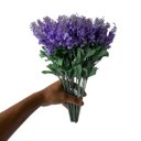 Ver imagem 5 de Kit 20 Flores de Lavanda Artificial Lilás para Decoração Residencial e Comercial