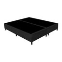 Ver imagem 3 de Cama Box Conjugado King com Colchão 193x69x203 Cloud Gazin Cr35313 Grafite Preto