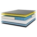 Ver imagem 5 de Cama Box Conjugado King com Colchão 193x69x203 Cloud Gazin Cr35313 Grafite Preto