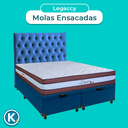 Ver imagem 4 de Kit Cabeceira + Cama Box Bau + Colchão Queen Molas Ensacadas Legaccy Paropas