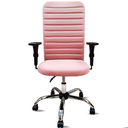 Ver imagem 2 de Cadeira Escritório Presidente Rosa Executiva Ergonômica Apoio Lombar Nr17 Office Giratória C/rodinha