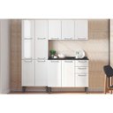 Ver imagem 1 de Kit de Cozinha Modulada 3 Peças Múltipla (Paneleiro+Armário+Gabinete Pia) CZ33 Branco -