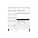 Ver imagem 4 de Kit de Cozinha Modulada 3 Peças Múltipla (Paneleiro+Armário+Gabinete Pia) CZ33 Branco -