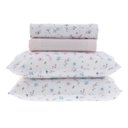 Ver imagem 1 de Jogo de Cama Casal New Innovi 180 Fios Mariposy Kacyumara