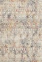 Ver imagem 1 de Tapete Bernadine Kerem Veludo 140x200cm Antiderrapante