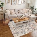 Ver imagem 4 de Tapete Bernadine Kerem Veludo 140x200cm Antiderrapante