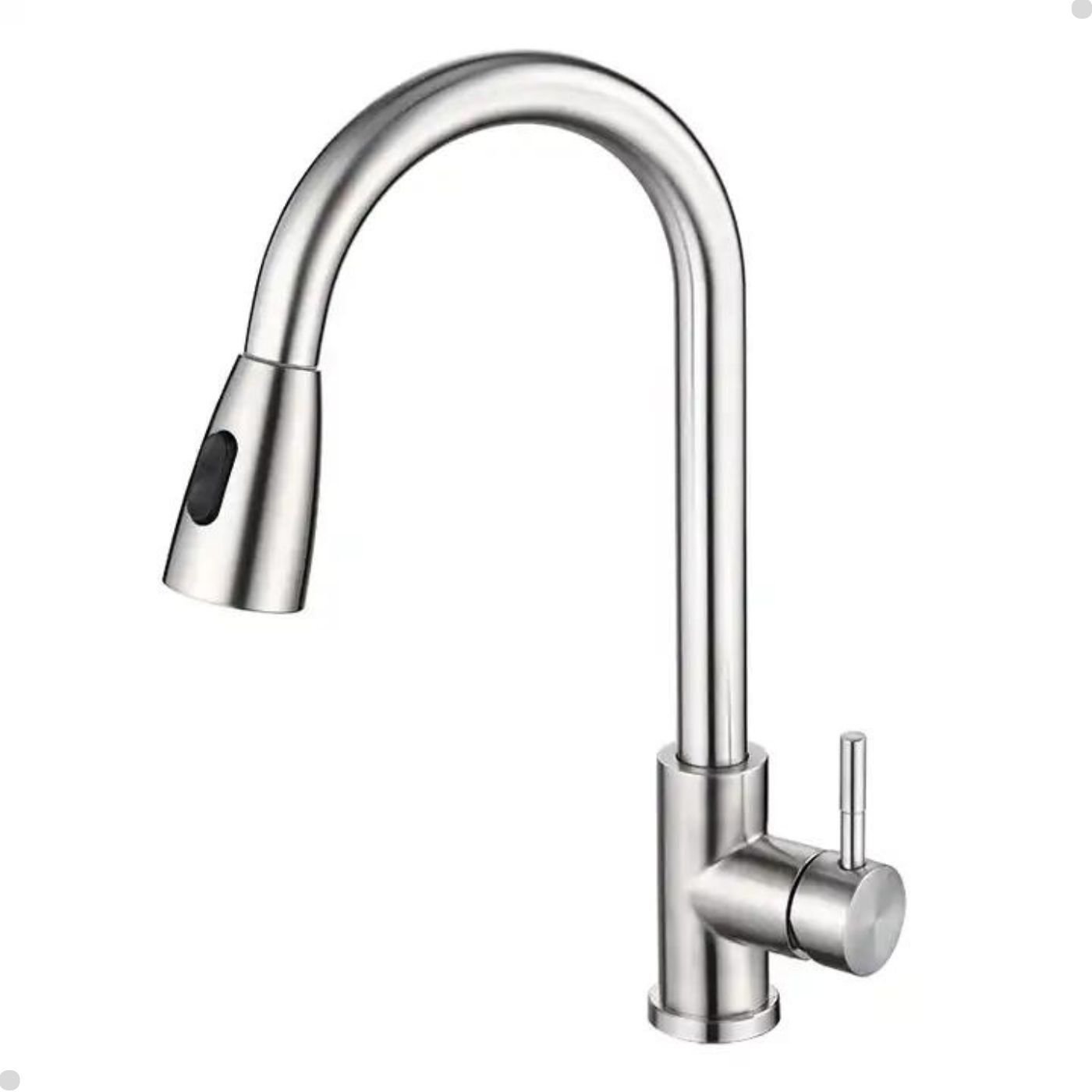 Torneira Gourmet Monocomando Extensível Escovada 40cm Tor-40 - 1