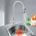 Ver imagem 3 de Torneira Gourmet Monocomando Extensível Escovada 40cm Tor-40