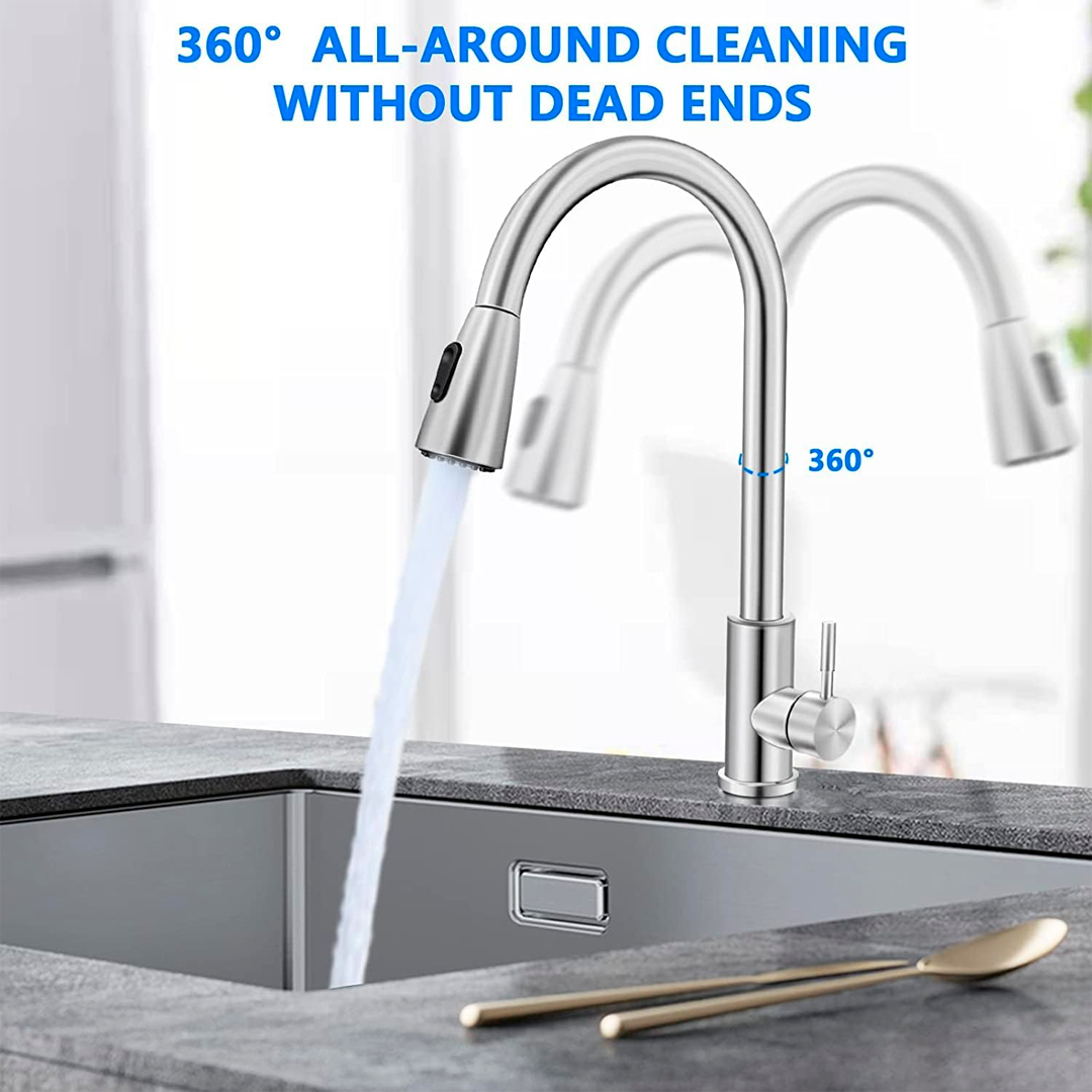 Torneira Gourmet Monocomando Extensível Escovada 40cm Tor-40 - 5