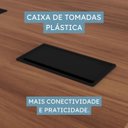 Ver imagem 6 de Plataforma de Trabalho 8 Lugares 3,60m Pé Painel Nogal P F5 Cor:Nogal com Preto