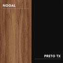 Ver imagem 7 de Plataforma de Trabalho 8 Lugares 3,60m Pé Painel Nogal P F5 Cor:Nogal com Preto