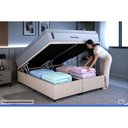 Ver imagem 3 de Cama Box Baú Crc Queen +Colchão Molas Marselha Hellen 158