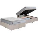 Ver imagem 2 de Cama Box Baú Crc Queen +Colchão Molas Marselha Hellen 158