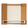 Painel Berlim Ripado P/ Tvs de até 42 Polegadas Prateleiras e Gaveta Off White - 3