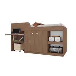 Cama Multifuncional com Escrivaninha Juvenille Art Montana - 2
