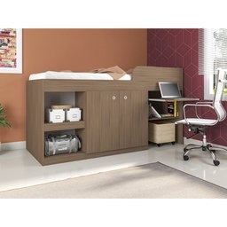 Cama Multifuncional com Escrivaninha Juvenille Art Montana - 5