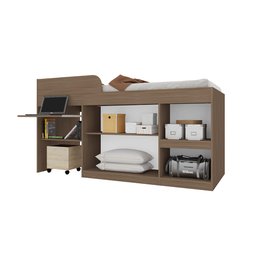Cama Multifuncional com Escrivaninha Juvenille Art Montana - 4