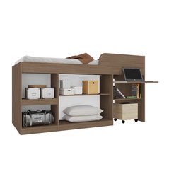 Cama Multifuncional com Escrivaninha Juvenille Art Montana - 3