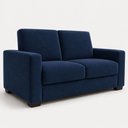 Ver imagem 1 de Sofá Namoradeira 3 Lugares 200cm Azul Suede Online Confort