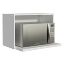 Ver imagem 3 de Armário Aéreo Madesa Acordes 100% MDF 60 cm com Nicho para Forno Branco Cor:Branco