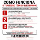 Ver imagem 5 de Aquecedor de Toalhas Toalheiro Elétrico 8 Barras Portátil:Prata