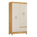 Ver mais imagens de Guarda-Roupa Solteiro 4 Portas Flex Lotus