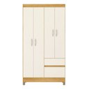 Ver imagem 7 de Guarda-Roupa Solteiro 4 Portas Flex Lotus