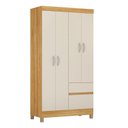 Ver mais imagens de Guarda-Roupa Solteiro 4 Portas Flex Lotus