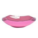 Ver imagem 1 de Cuba De Vidro Retangular Abaulada 45cm Rosa