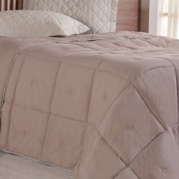 Edredom Casal Toque de Plumas 260 Fios New 180x220cm Cogumelo - 4