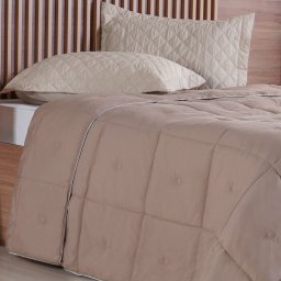 Edredom Casal Toque de Plumas 260 Fios New 180x220cm Cogumelo - 2