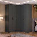 Ver imagem 1 de Guarda Roupa Modulado Ravi em Mdf 164x232,2cm 5 Portas Grafitto 1111