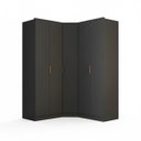Ver imagem 2 de Guarda Roupa Modulado Ravi em Mdf 164x232,2cm 5 Portas Grafitto 1111