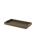 Ver imagem 1 de Bandeja Decorativa em MDF com Revestimento em PU Verde 32cm 23072P Mart