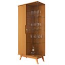Ver imagem 2 de Cristaleira Louceira Sala de Jantar com Vidro Tucumã MDF Design Moderno