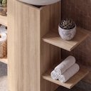 Ver imagem 5 de Gabinete Organizador para Banheiro Fitting com Nichos Carvalho